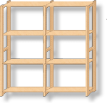 Holzregal