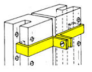 Wandbefestigung-1 Holzregale